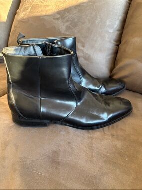 Alfani Black Leather Chukka Boots